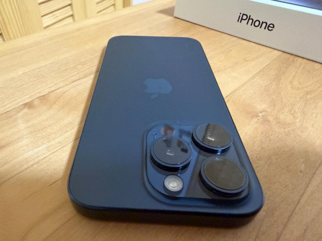 iPhone15 PRO 128G BLUE TITANIUM SIMフリー