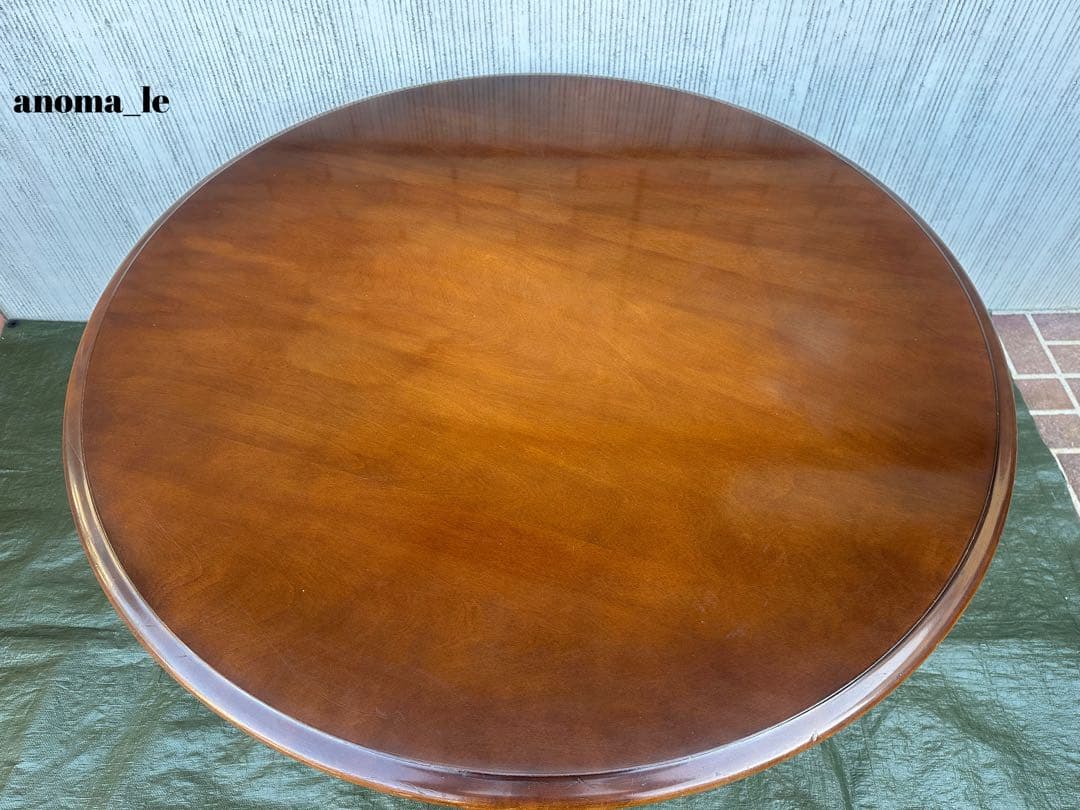 4005【ダイニングテーブル】飛騨産業　キツツキ　穂高　ラウンドテーブル