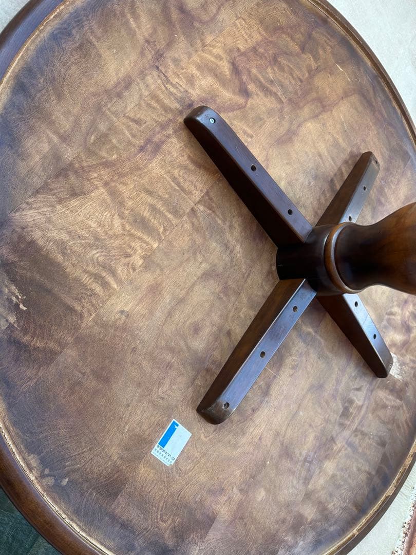 4005【ダイニングテーブル】飛騨産業　キツツキ　穂高　ラウンドテーブル