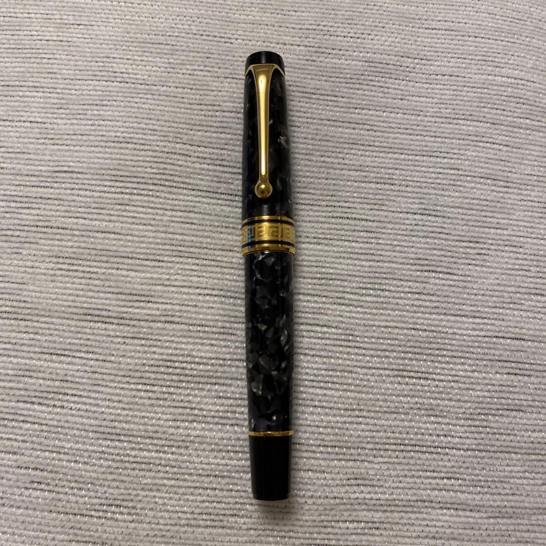 AURORA アウロラ　万年筆　14k オプティマ　マーブル