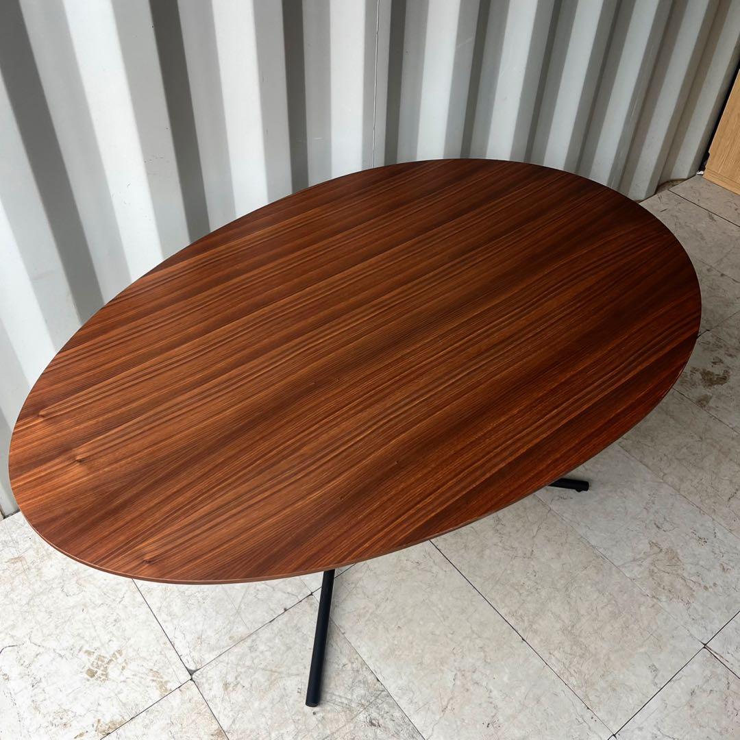 取付無料！アクタス オウン ウォールナットオーバルリビングダイニングテーブル✨