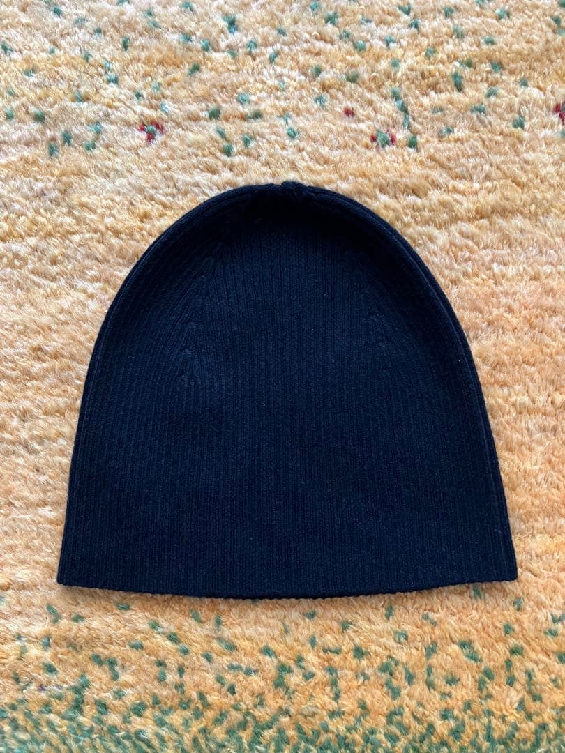 AP STUDIO ウールカシミヤニットビーニー　ブラック