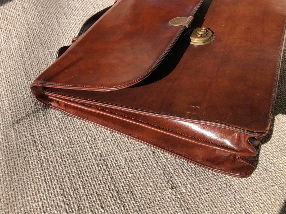 Ralph Lauren レザー ビジネスバッグ