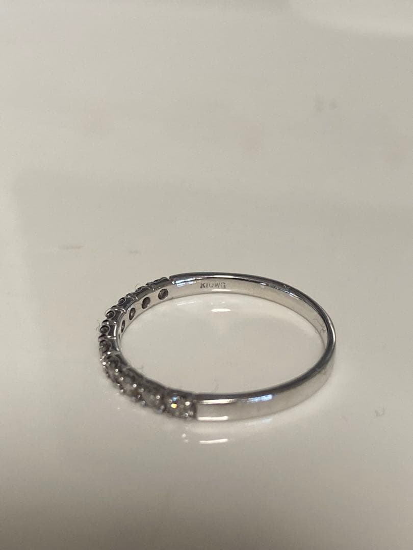 k10wg ダイヤ0.2ct ハーフエタニティ