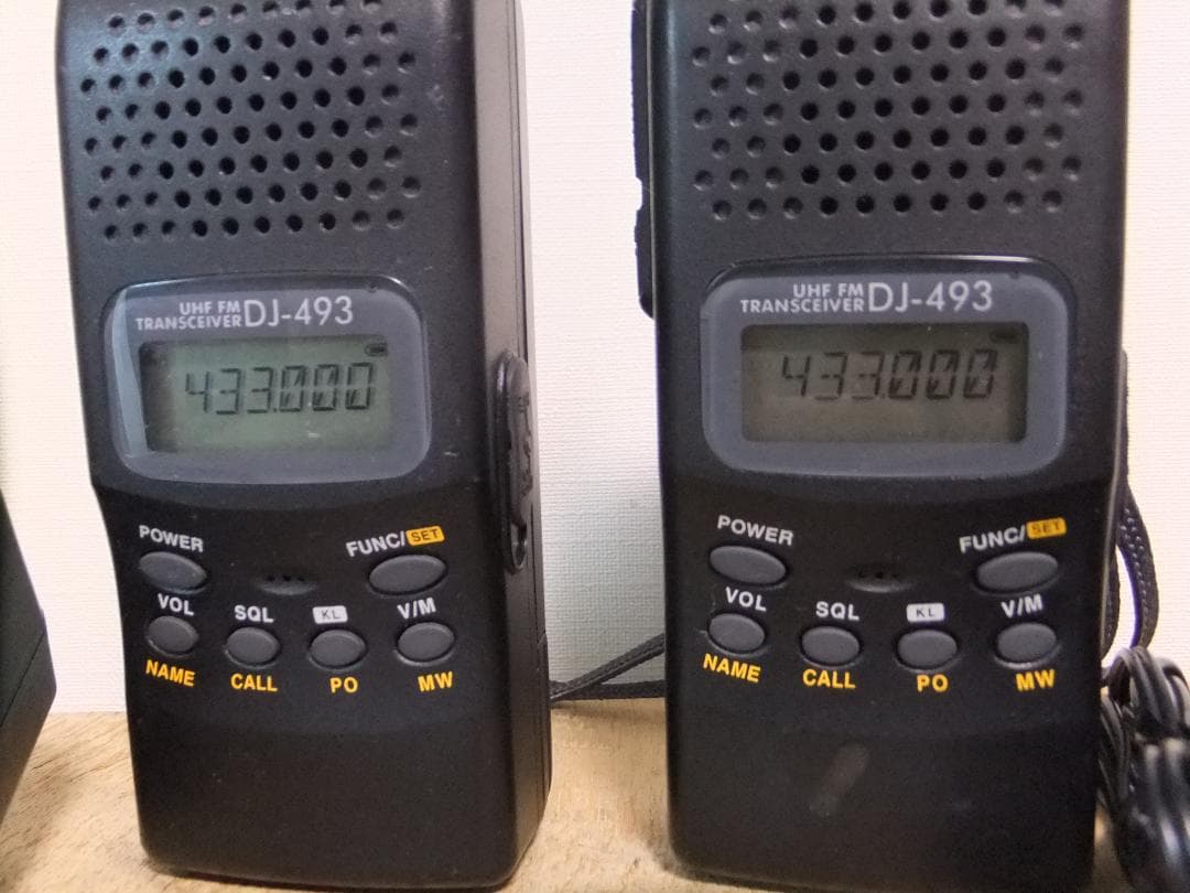 ☆やま アルインコ　430MHz帯ハンディ機　DJ-493　1台（現状）