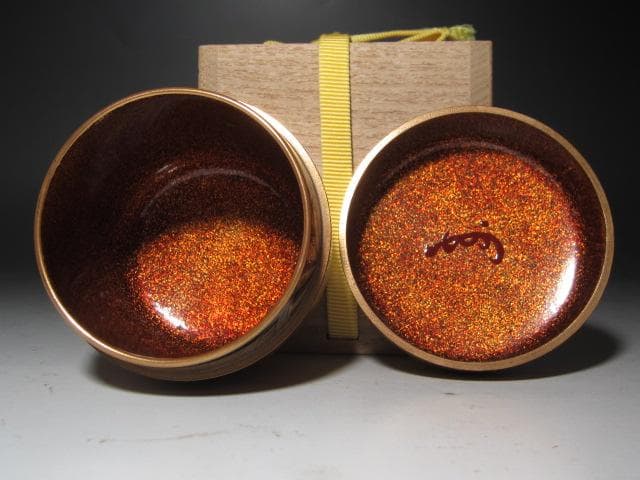 ☆　松田権六　波車蒔絵　大棗　表千家十三代即中斎の花押☆y518