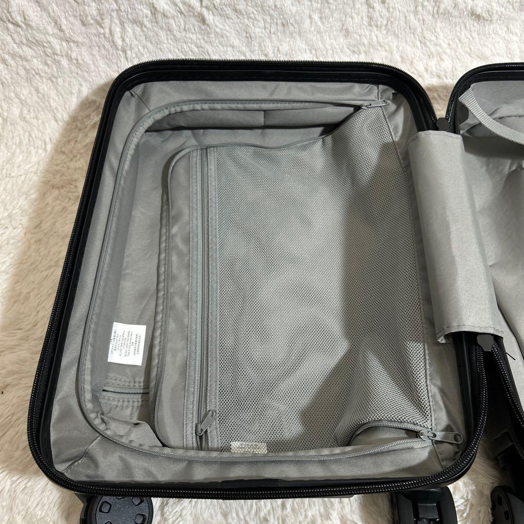 【美品】MUJI ハードキャリーケース（２０Ｌ）ブラック