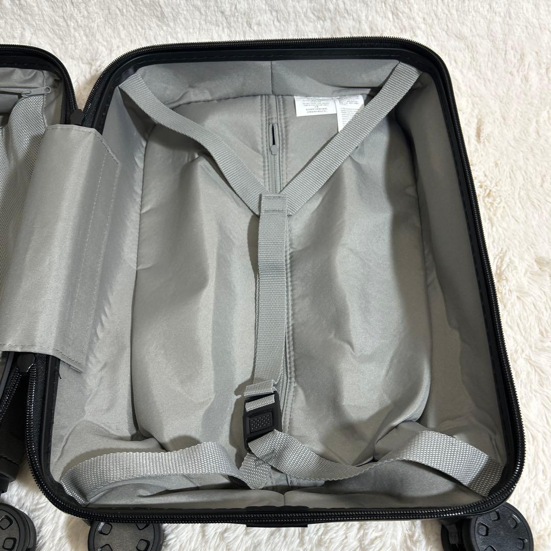 【美品】MUJI ハードキャリーケース（２０Ｌ）ブラック