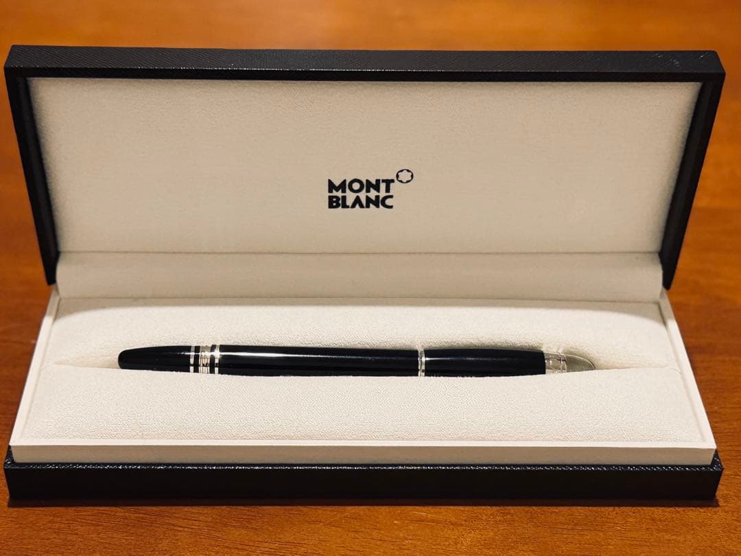 【未使用美品】モンブラン スターウォーカー 万年筆 14金 585 専用ケース付