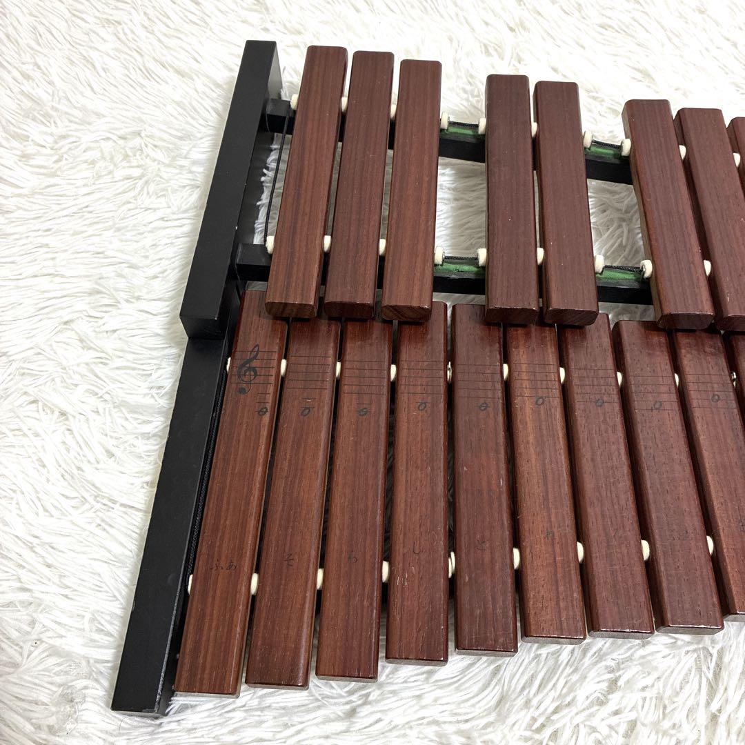 【廃盤品・希少】ヤマハ YAMAHA TX-6 卓上木琴 32音 マレット付き