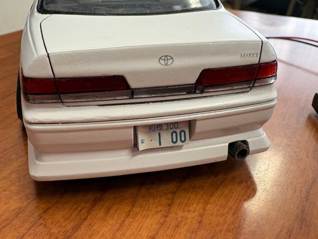 アオシマjzx100マークIIプラモデル完成品電飾加工品