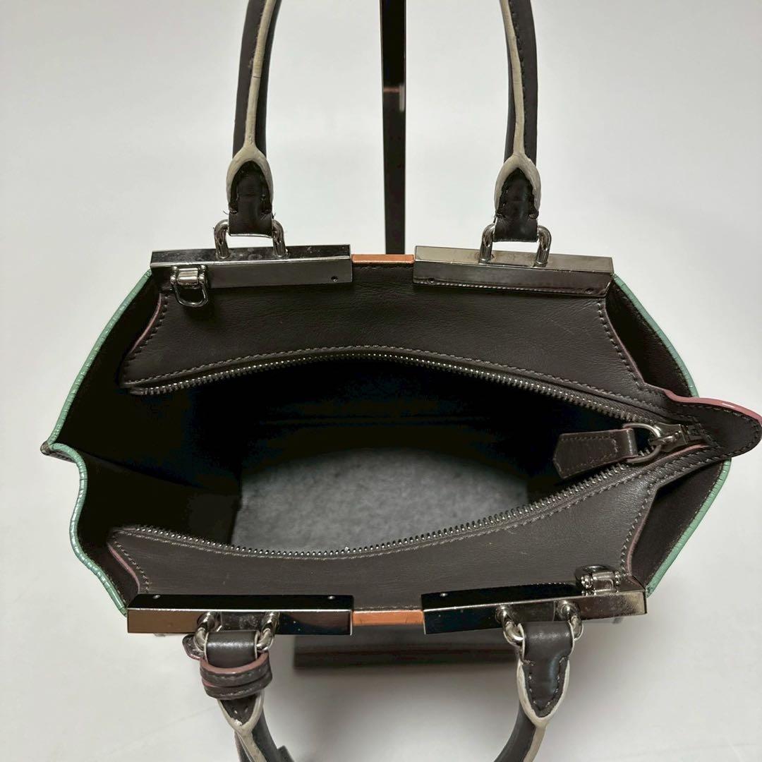 s05【極美品】保存袋付　フェンディ　プチトロワジュール 2wayショルダー.