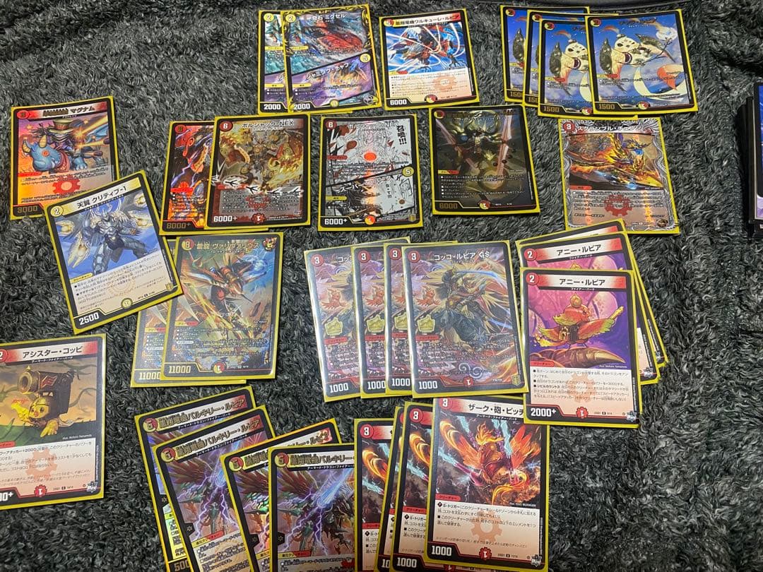デュエルマスターズ 引退品　デッキ4種+未完成デッキ1種＋カード55枚前後