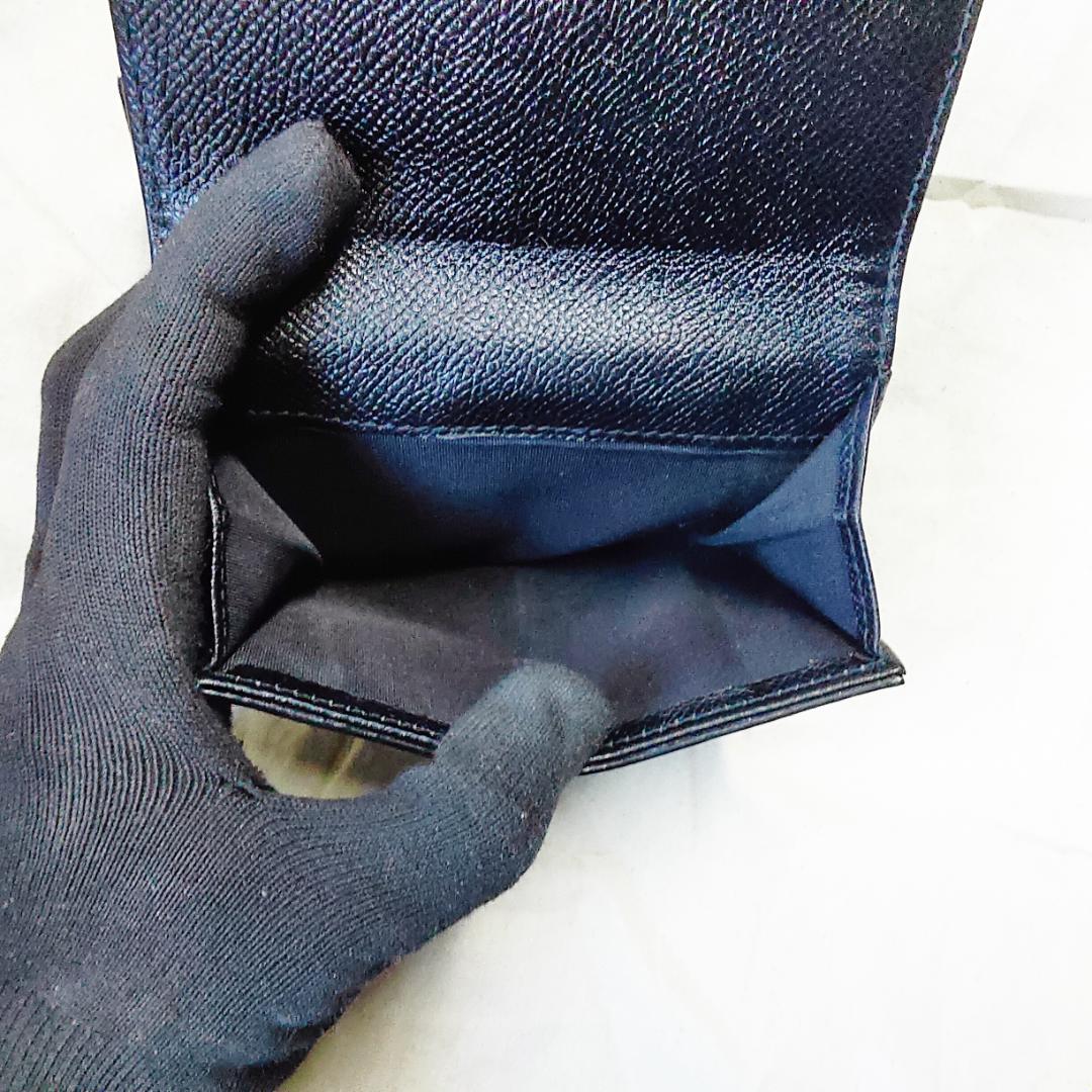 箱付き 良品 フェラガモ Ferragamo 折り財布 ヴァラ リボン ブラック