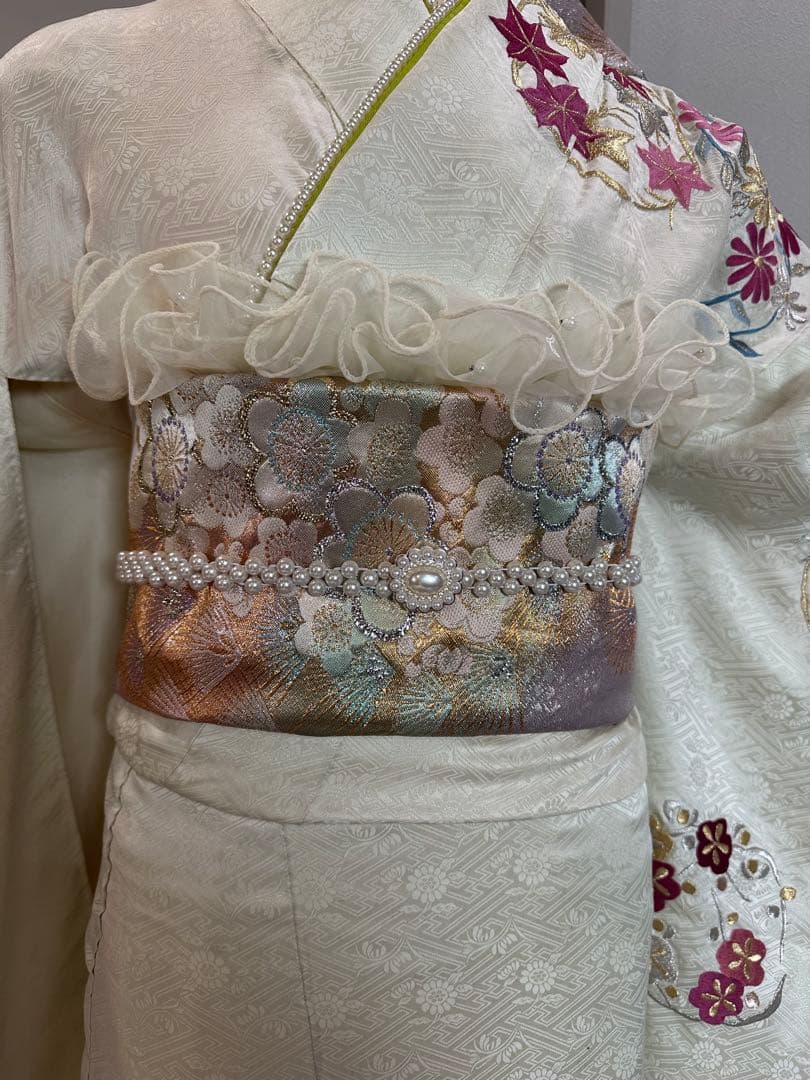 特別価格　早い者勝ち！！　正絹　振袖　セット　刺繍　西陣織