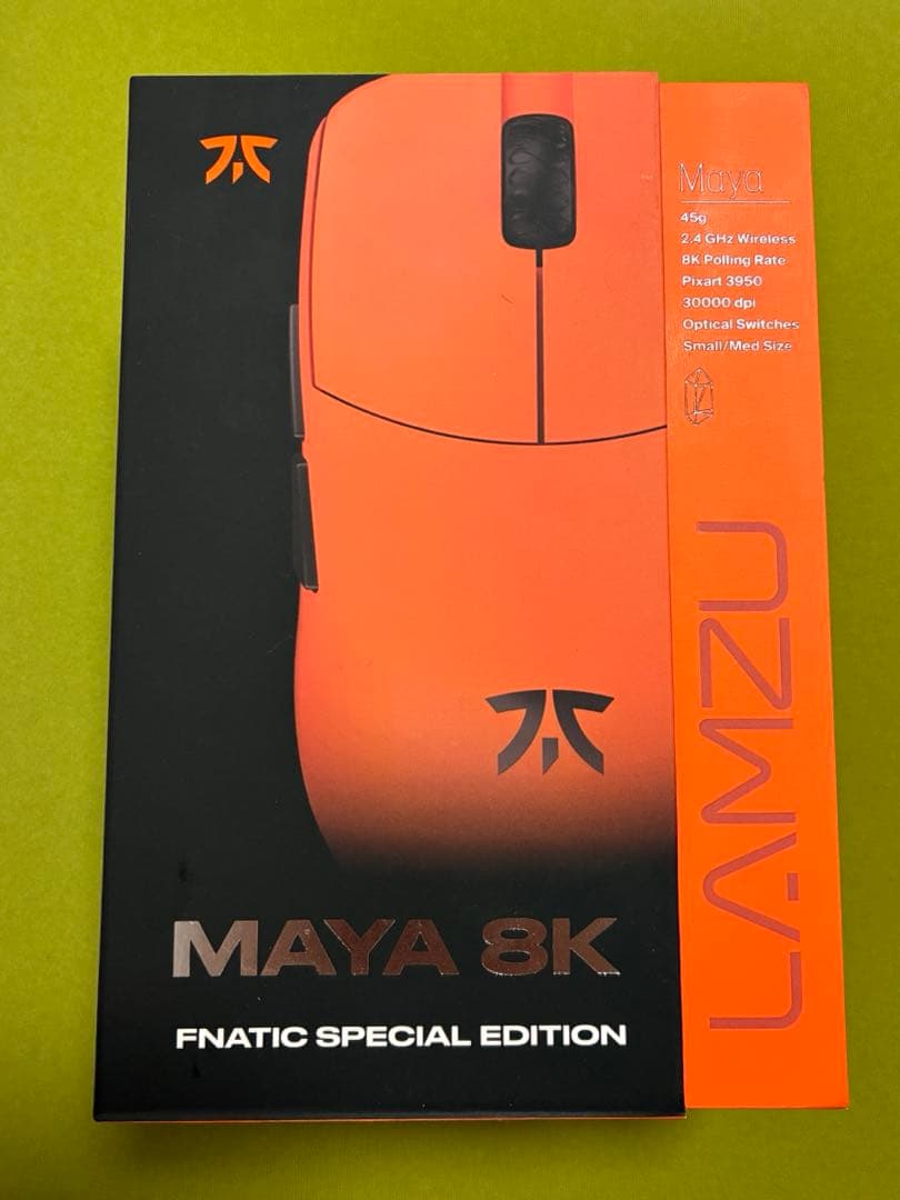 マウス・トラックボール Lamzu MAYA 8K - FNATIC SPECIAL EDITION