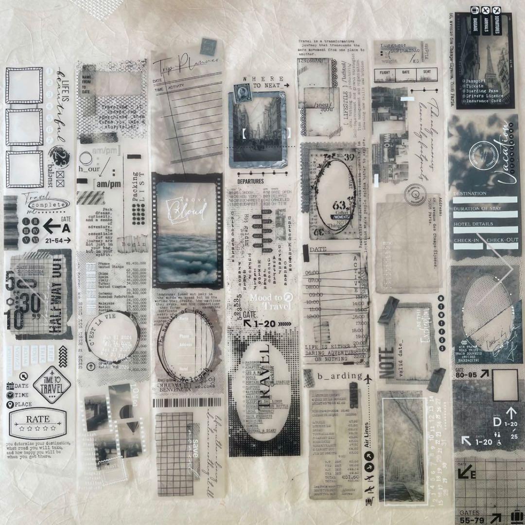 ⭐️SALE⭐️Journal pages 海外マスキングテープ　マステ【1868】