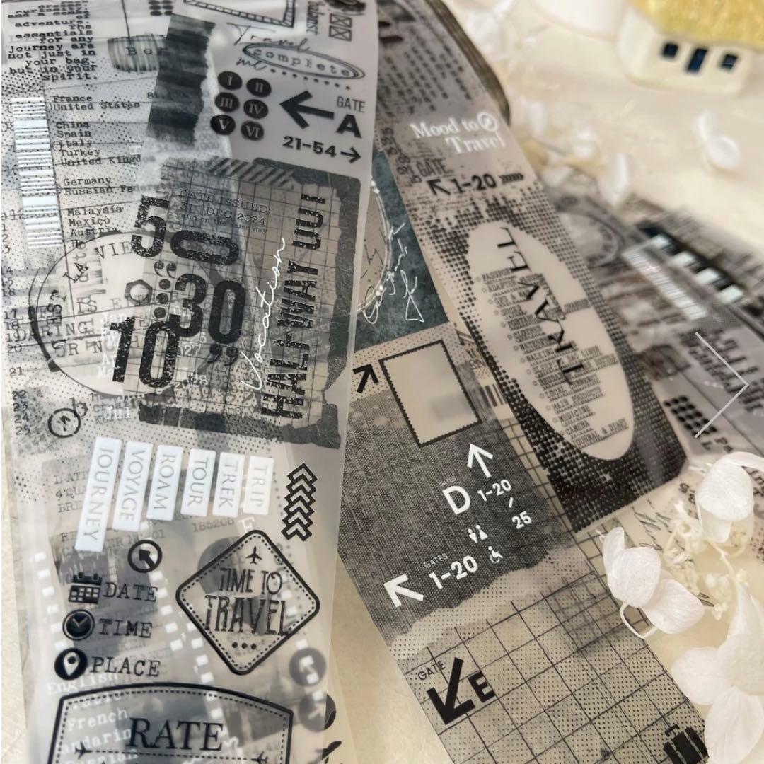 ⭐️SALE⭐️Journal pages 海外マスキングテープ　マステ【1868】