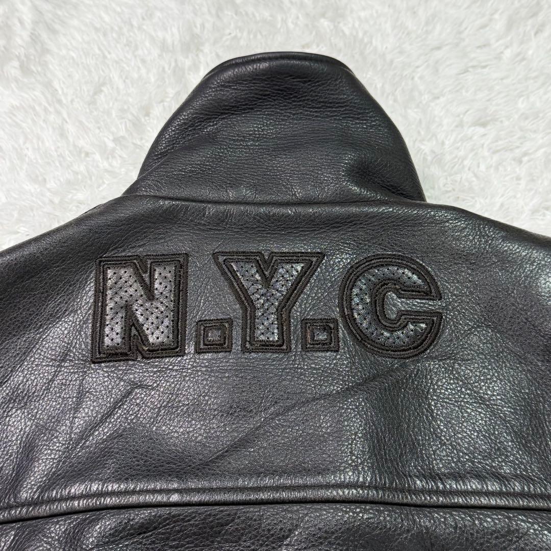 Schott シングル レザージャケット leather single 牛革 L