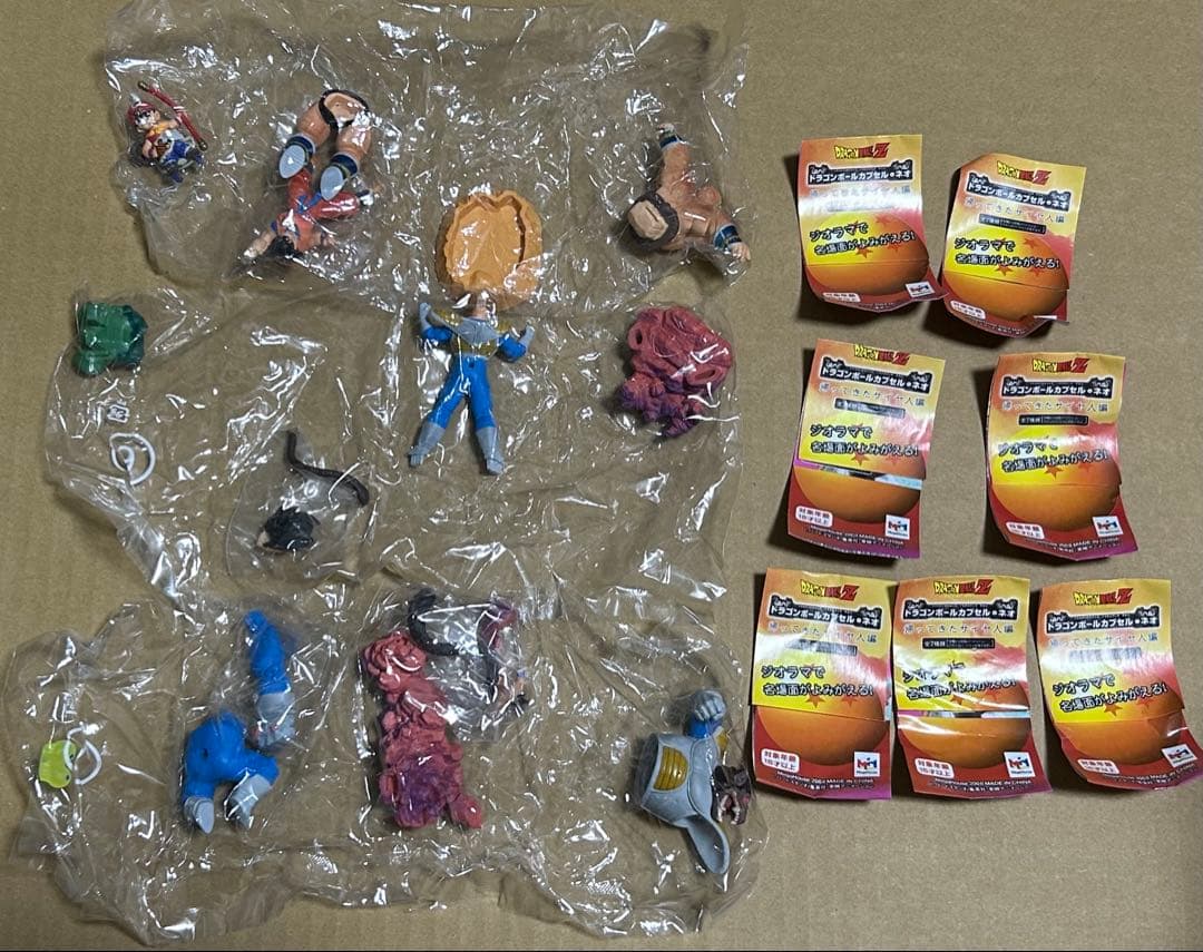 ドラゴンボールカプセルネオ 帰ってきたサイヤ人編 全種彩色セット