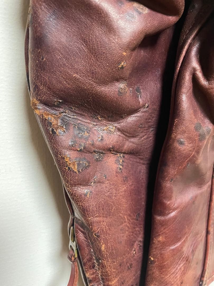 エアロレザー　ホースハイド　レザージャケット 38サイズ