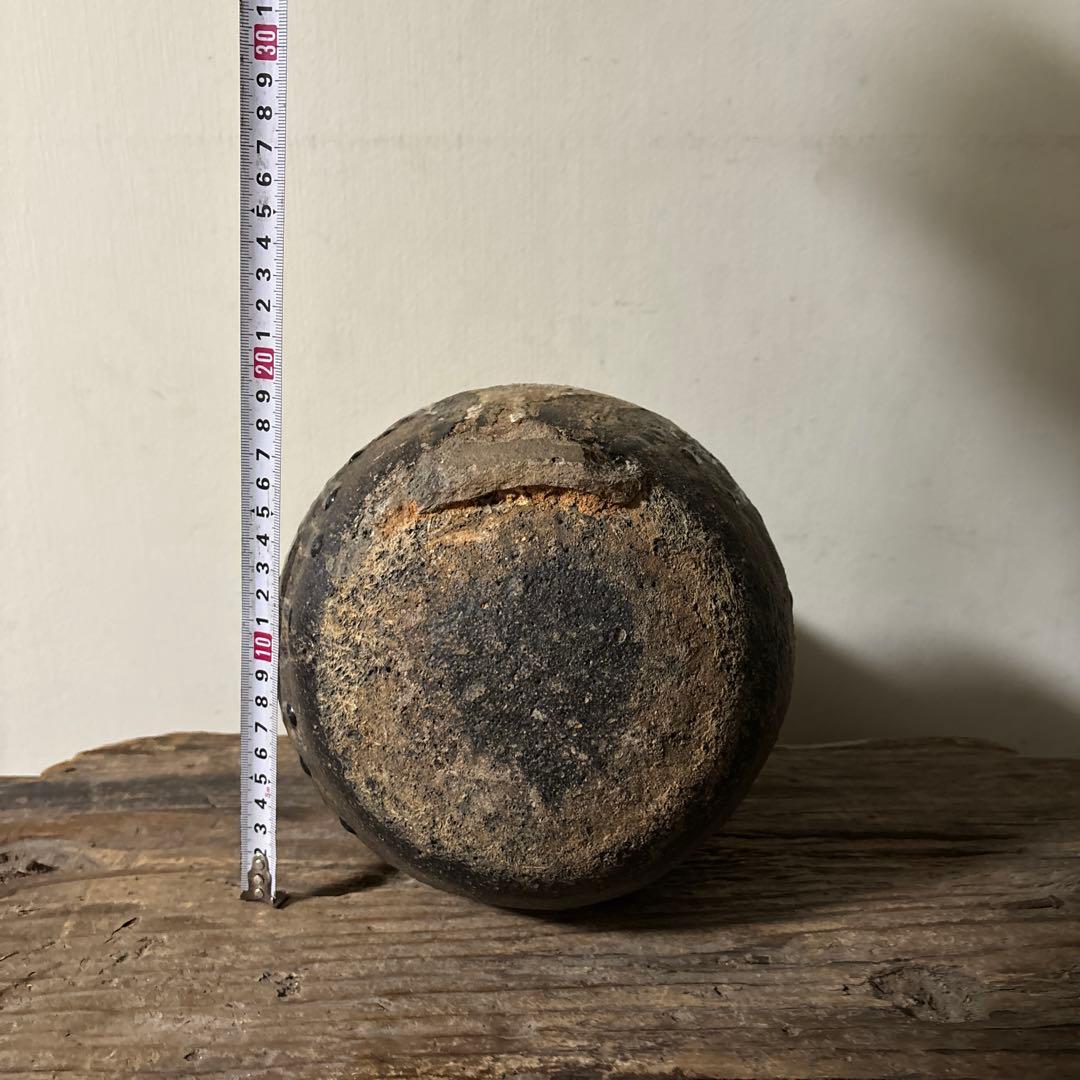 景色の良い　新羅〜高麗　壷　花生 花入れ アンティーク　古道具　骨董品検:李朝