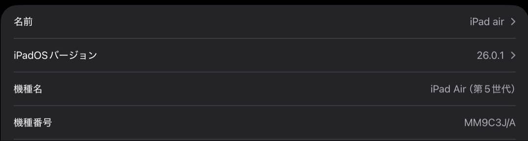 iPad Air Apple M1 10.9型 Wi-Fiモデル 64G