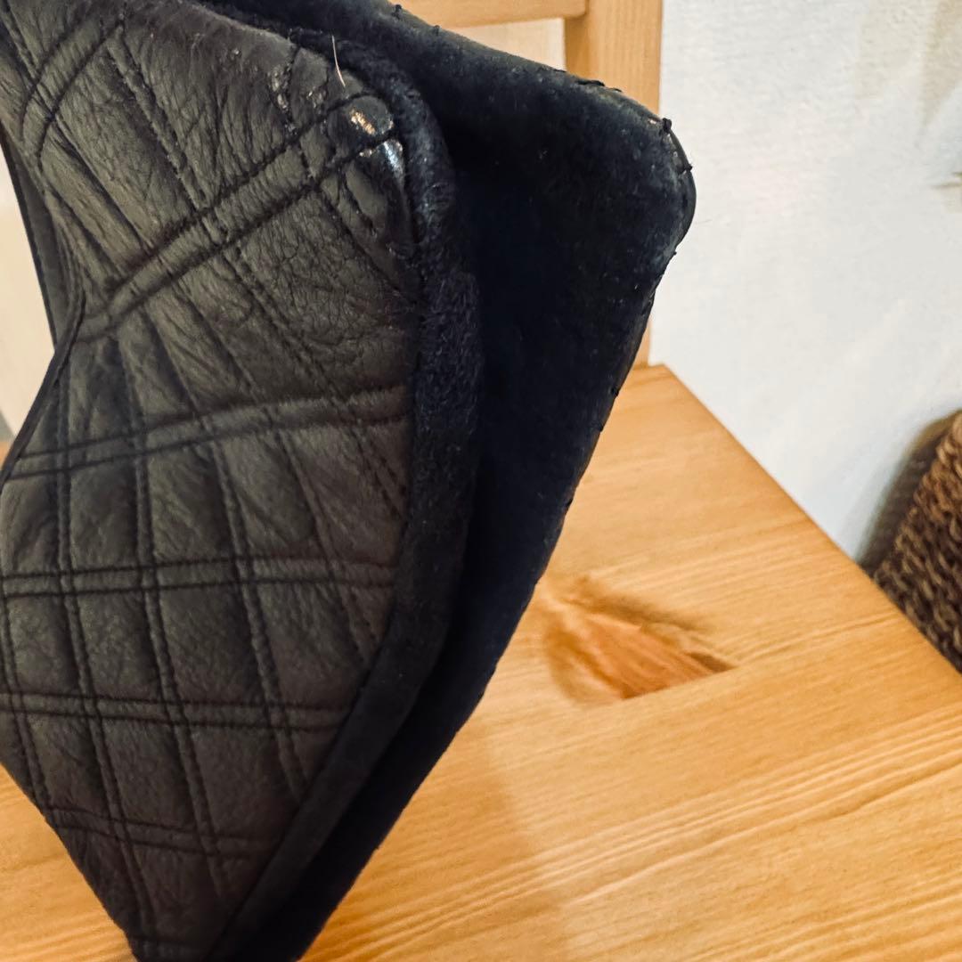 【極美品】ATAO ブーブー キルティング ショルダーバッグ ブラック