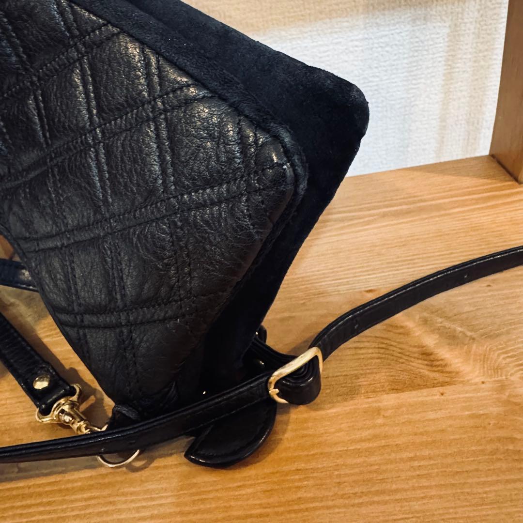 【極美品】ATAO ブーブー キルティング ショルダーバッグ ブラック