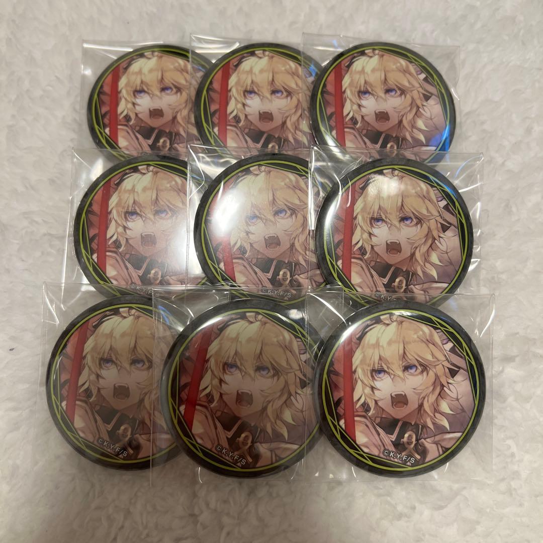 終わりのセラフ ポップアップ 缶バッジ 百夜ミカエラ 9点セット