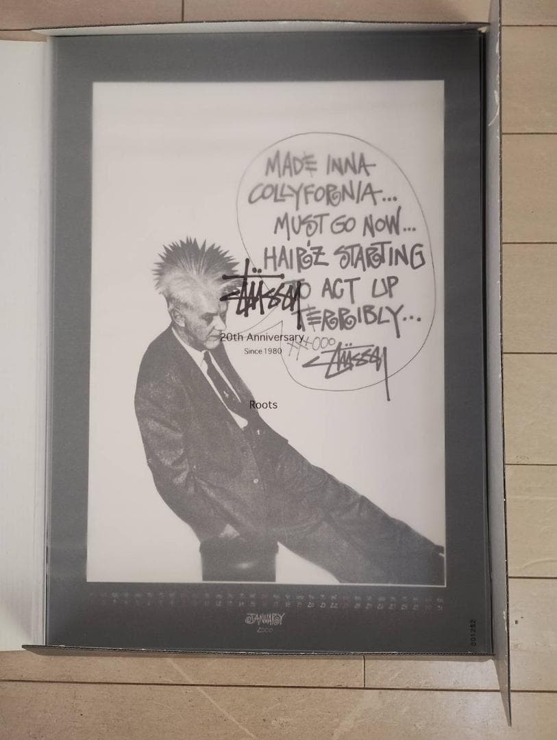 土日限定価格スチューシー20th Anniversary カレンダー★ポスターに