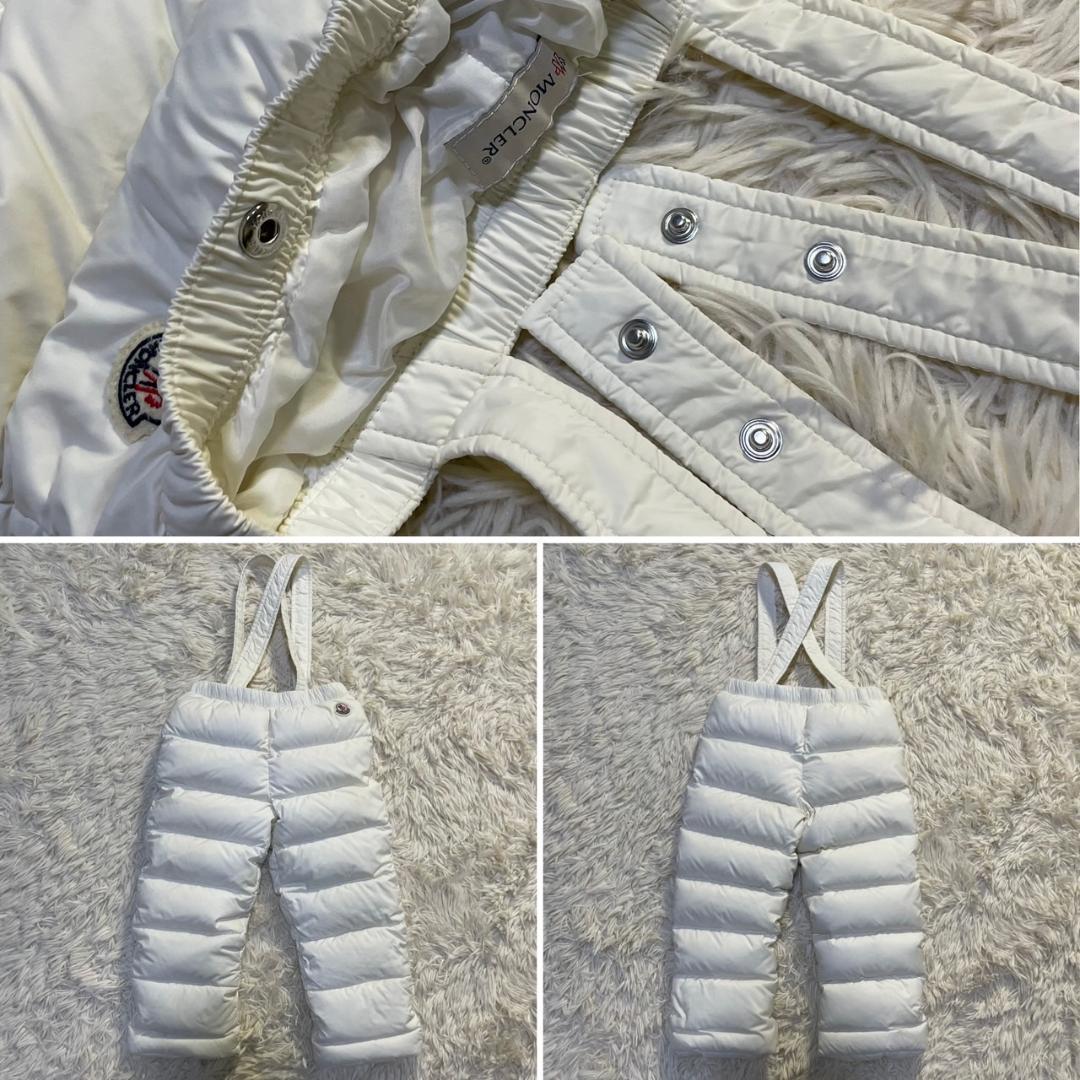 モンクレール ダウンジャケット セットアップ スキー ホワイト 2anni
