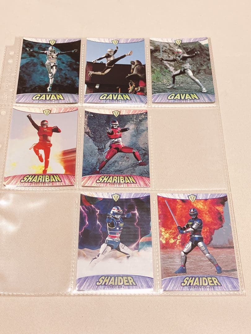 カードダス 宇宙刑事列伝 79枚