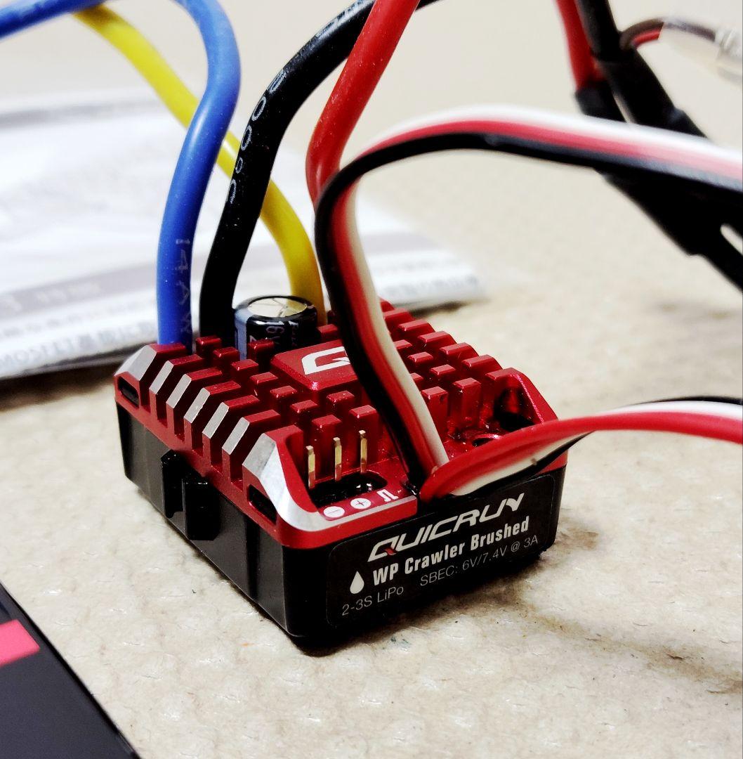 HOBBY WING WP-1080クローラー ESC 防水型 Bec付