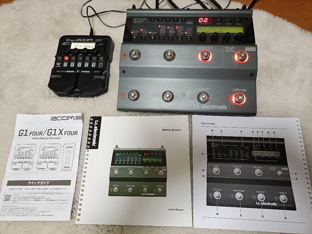 美品t.c.eIectronic NovaSystem+ZOOM G1FOUR