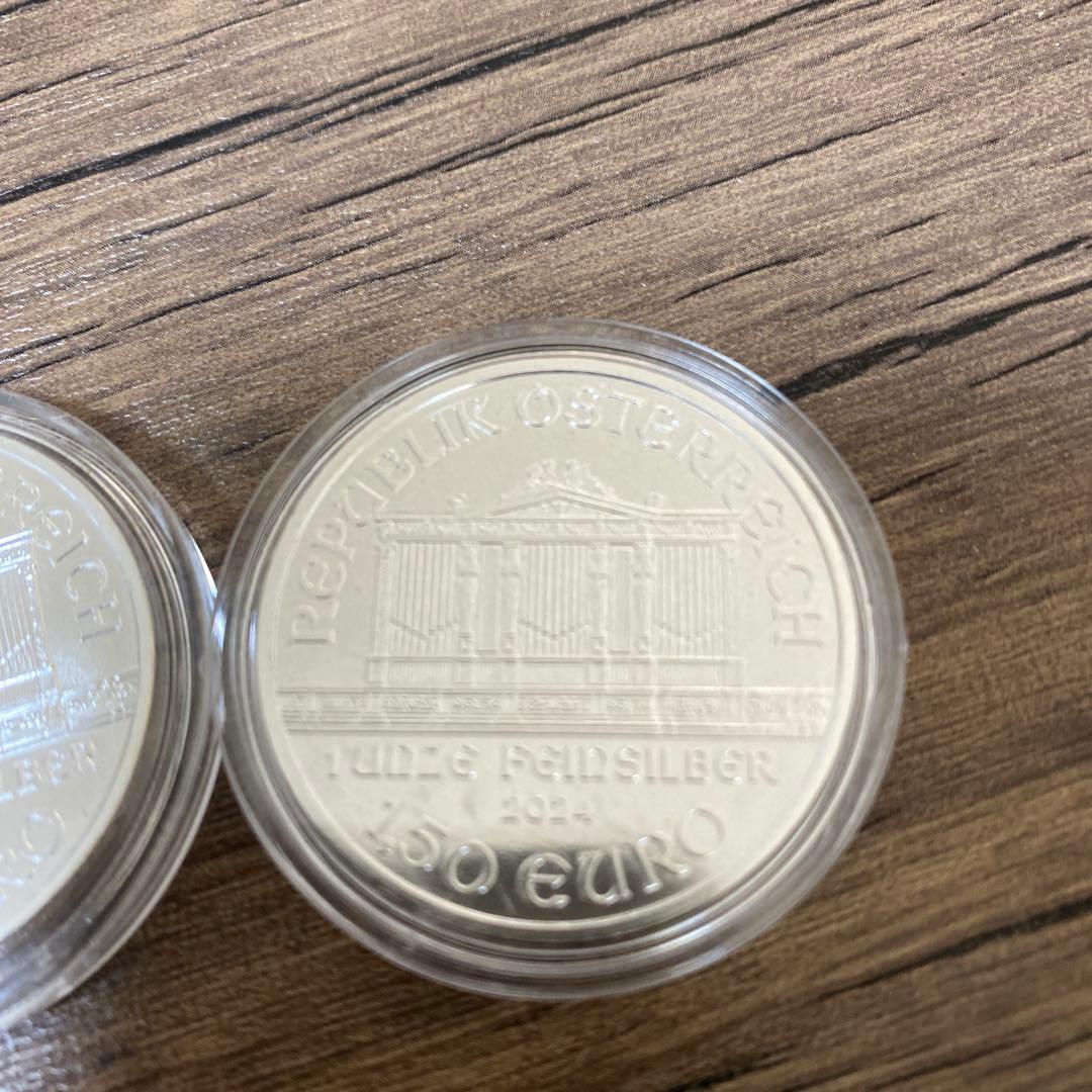 純銀　1オンス 5枚セット 2024 オーストリア　ウィーン・フィルハーモニー