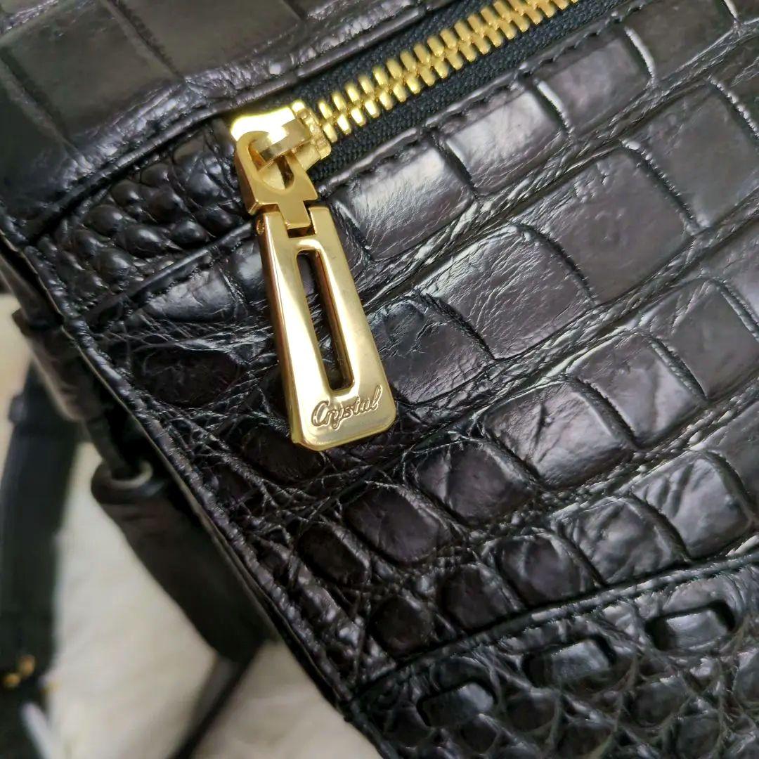 定価84万!!!JRA認定 クロコダイル センター取り ショルダーバッグ2way