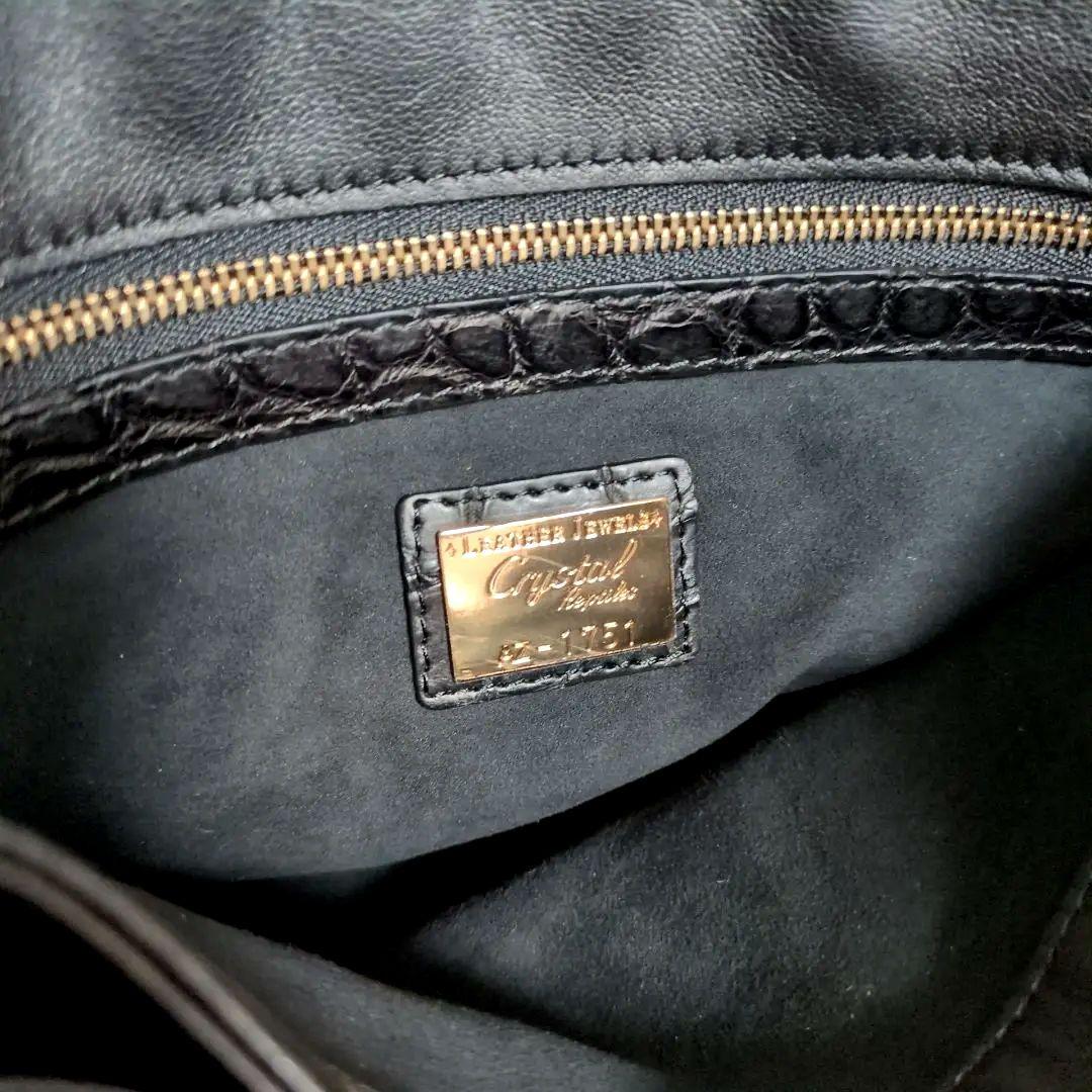 定価84万!!!JRA認定 クロコダイル センター取り ショルダーバッグ2way