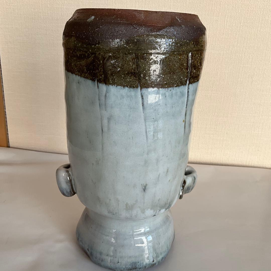 岡田裕作　萩耳付花入