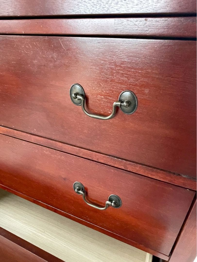 美品　英国アンティーク　輸入家具　ダークブラウン　チェスト