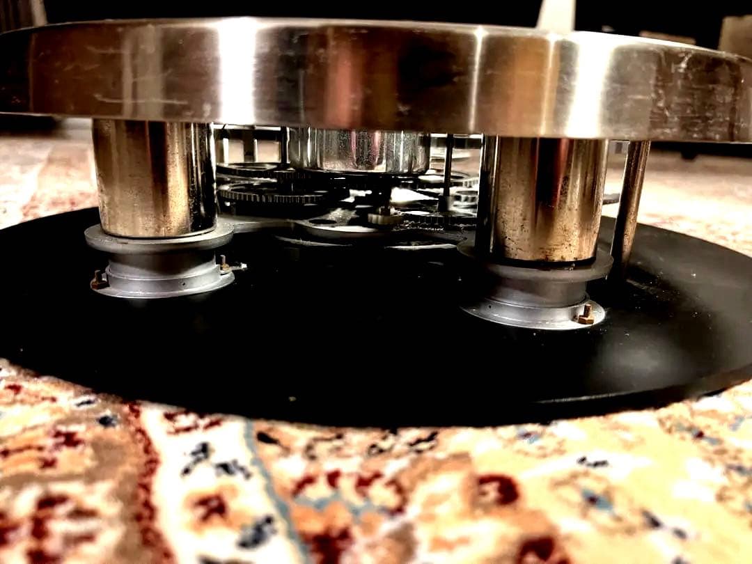 【デッドストック】インダストリアル調 大型クロック 動作確認済み