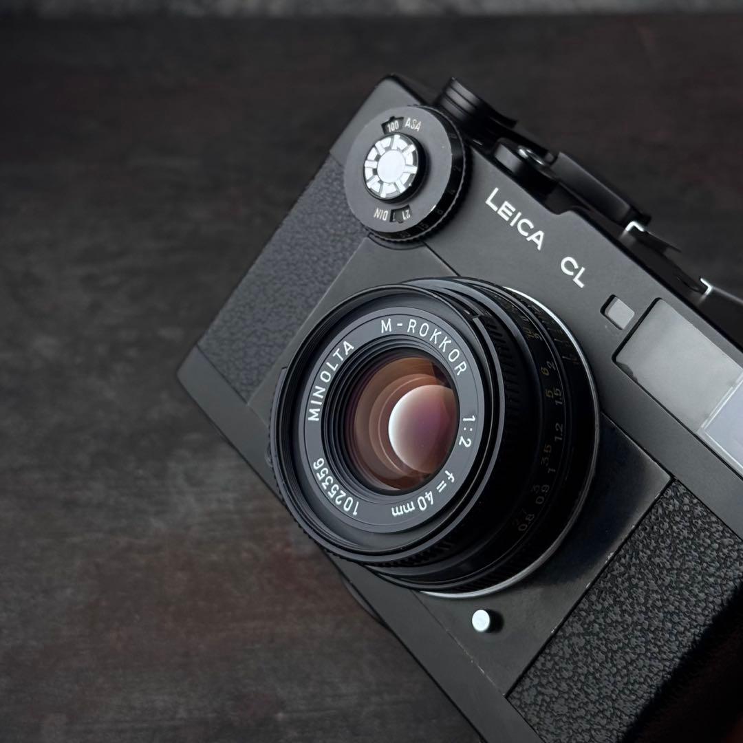 【実用良品】LEICA CL+M-ROKKOR 40mm f2