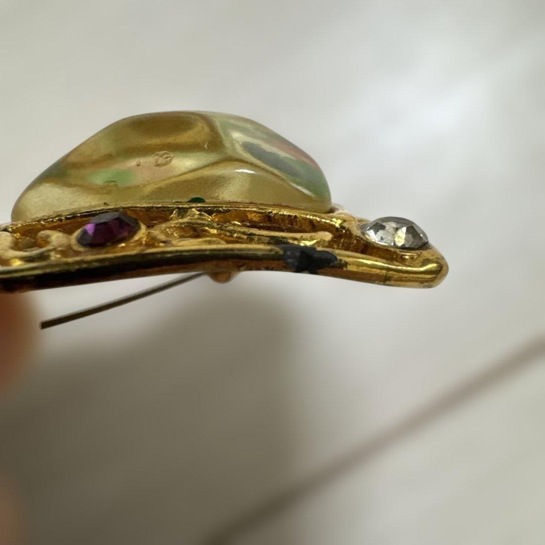 T*！様 美品　希少　レア　ジャンニ　ヴェルサーチ　ブローチ　ハート　ヴィンテー