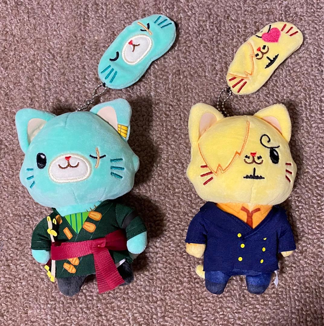ぬいセット（ゾロ、サンジ、おそばマスク）