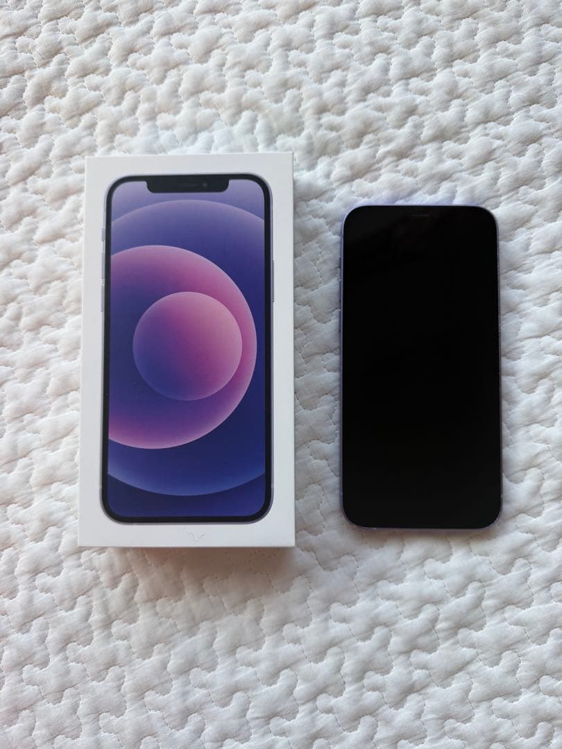 iPhone12 本体　紫　パープル　128GB