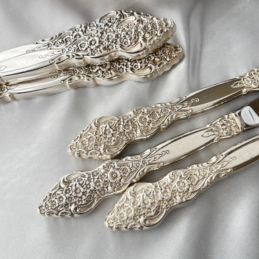 【Rogers Bros】ディナーナイフ 6本 RENAISSANCE 華麗！！