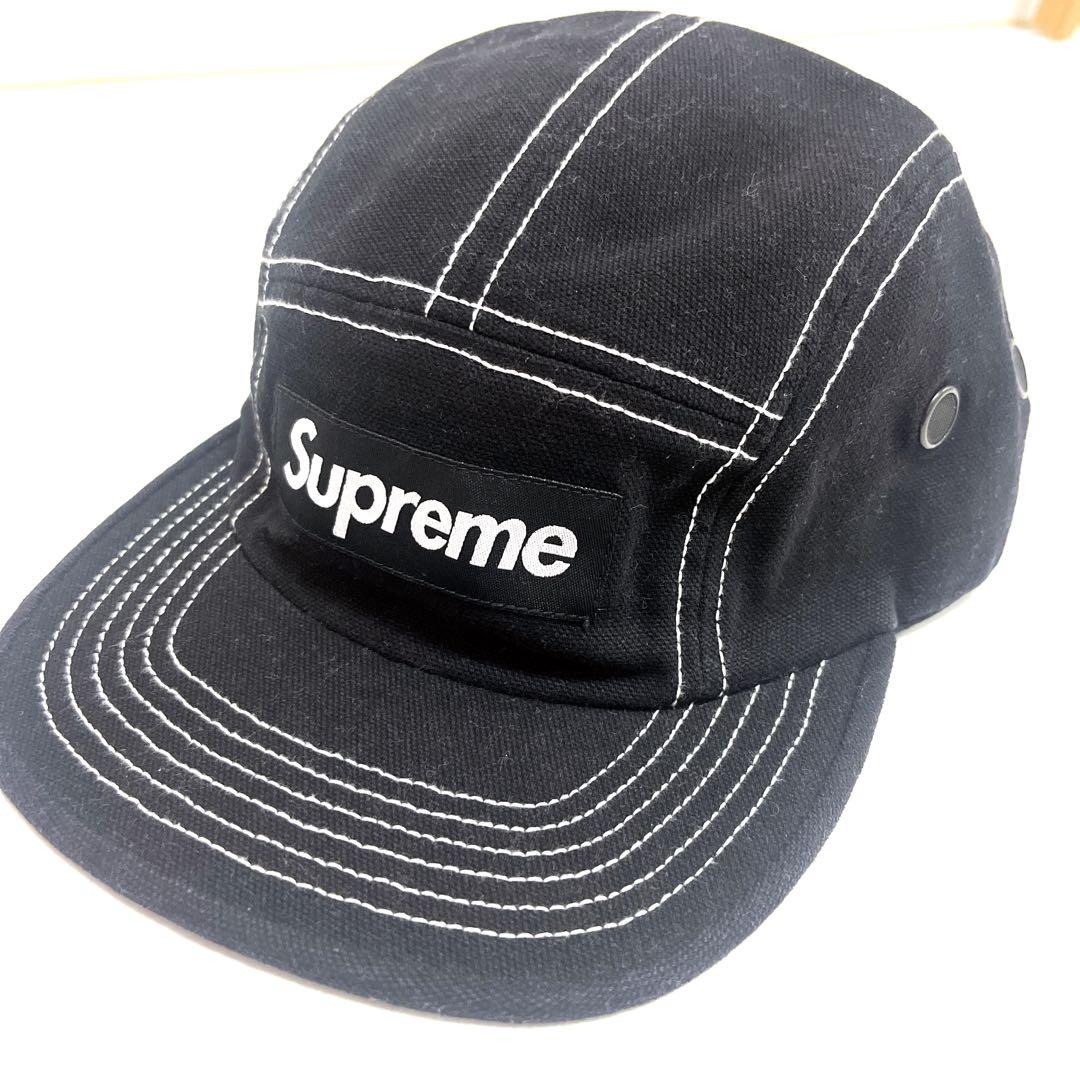 Supreme Field Camp Cap モーガン蔵人 黒 キャップ 帽子