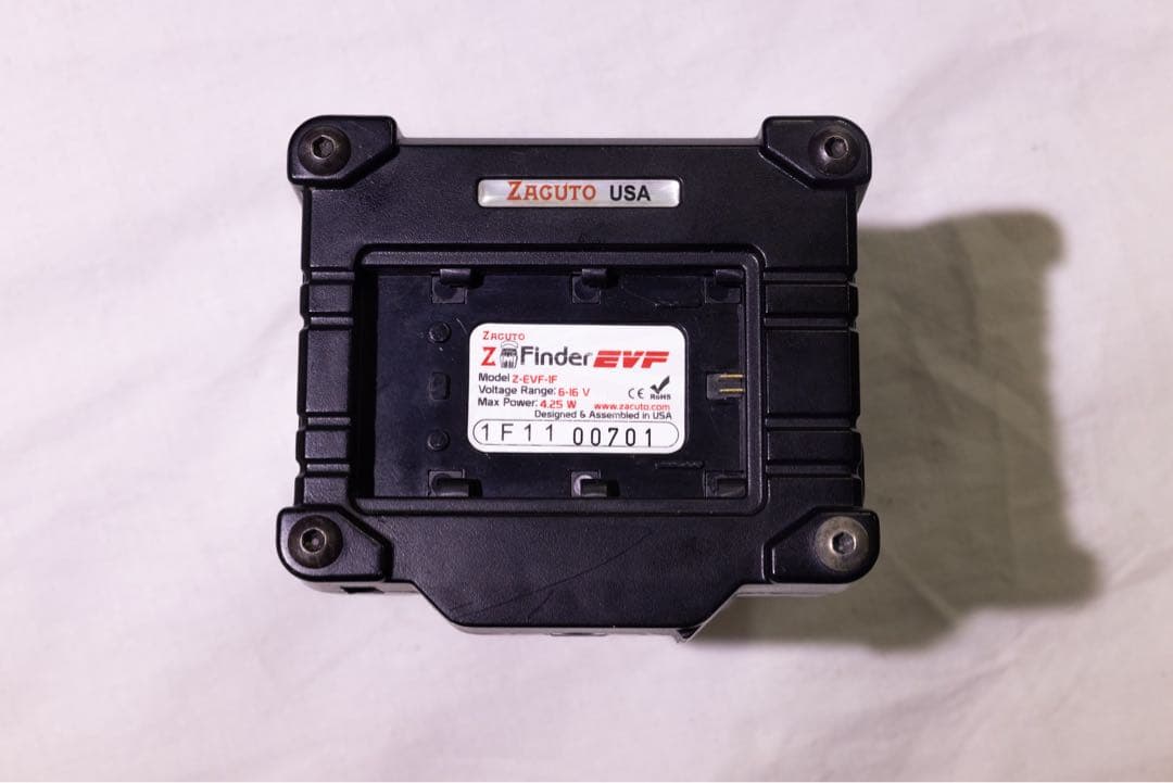 ZACUTO HDMI入力ビューファインダー