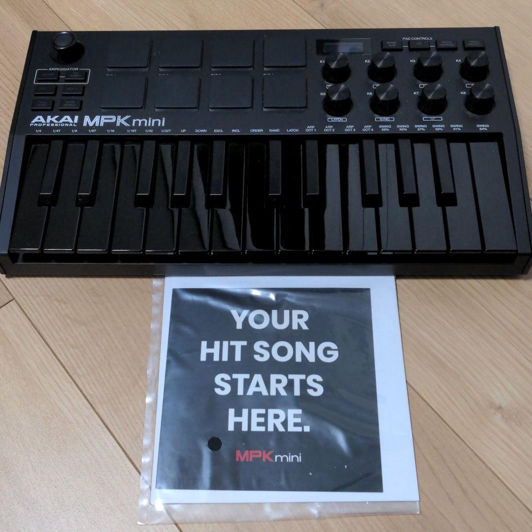 Akai Pro MIDIキーボード 25鍵USB ベロシティ対応8パッド