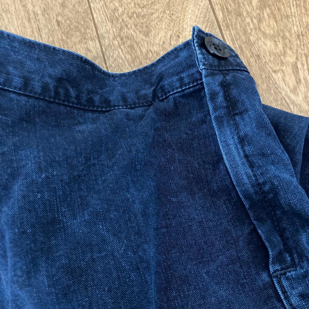 Y's ワイズ 24AW 8OZセルロース デニムアシンメトリーサルエルパンツ